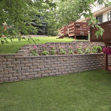 Diamond Stone Cut Retaining Wall System, How To Cut Garden Wall Blocks